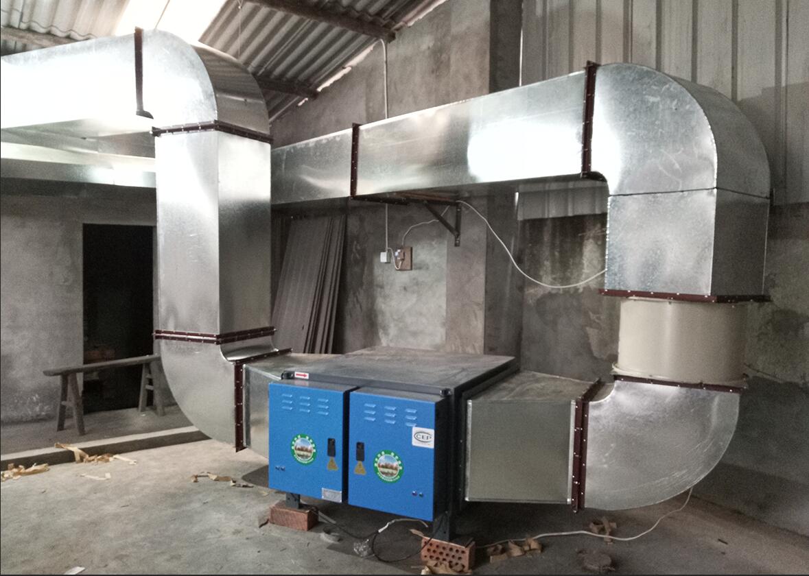 食品加工油煙治理&mdash;&mdash;煙熏臘肉加工